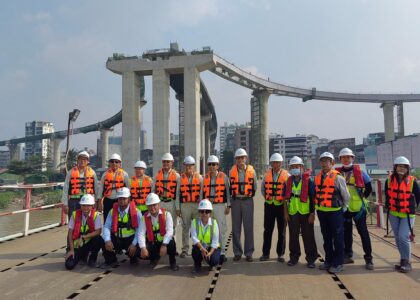 Inspection at Korea – Myanmar Friendship (DALA) Bridge Construction Project